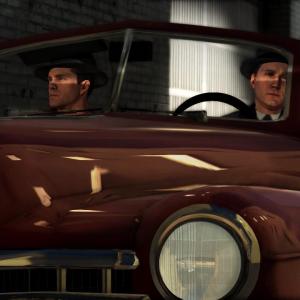 Still of Adam Harrington and Aaron Staton in L.A. Noire (2011)
