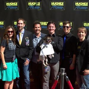 At the Hughes the Force world premiere with director JC Reifenberg producer Ruark Dreher and actors James Arnold Taylor Catherine Taber and Justin Okin
