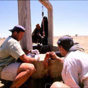 Practicing stitches Sahara Desert