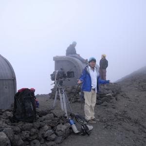 On top of erupting vulcano in Stromboli with amazing BBC operator Rob Franklin, and Rino Piccolo.