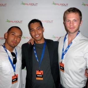 At the San Diego Film Festival with Tyler Kimball and James Valdez