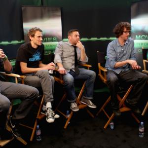 Justin Martinez, Matt Bettinelli-Olpin, Chad Villella and Tyler Gillet. Comic-Con 2012.