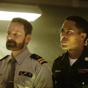 Still of Jan Thijs and Brandon Paul in Ascension (2014)