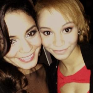 With Vanessa Hudgens at Gimme Shelter Premiere