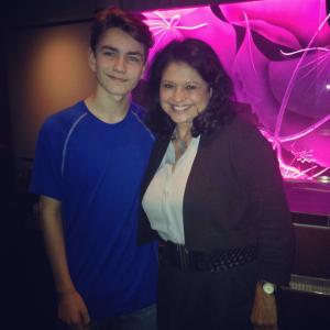 Weston with Dolores Cantu