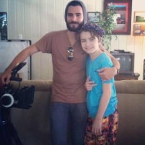 Weston and Director, Dannel Escallon on-set for the Letlive music video Banshee, May 2013.