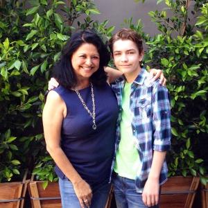 Weston with Manager Dolores Cantu & Candu Management 2014