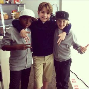 Weston and the Crew onset of Nic Neufelds More Than a Crush music video shoot