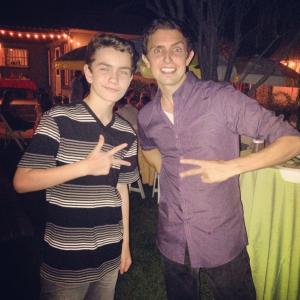 Weston with Comedian actor Charlie Farr