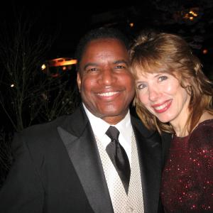 Kirby Britten with Toni Deaver at the preOscar Bash in Beverly Hills CA