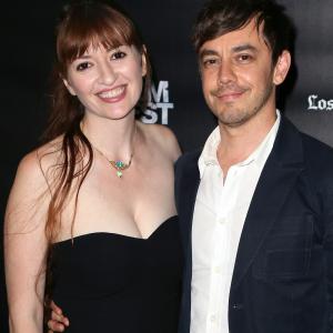 Jorma Taccone and Marielle Heller at event of The Diary of a Teenage Girl 2015