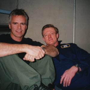 Richard Dean Anderson and Dan Shea in Stargate SG1 1997