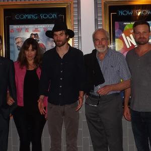 From L to R Ansel Faraj Maggie Wagner Eric Gorlow Jerry Lacy and Nathan Wilson at THE LAST CASE OF AUGUST T HARRISON screening