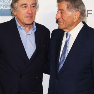 Robert De Niro and Tony Bennett at event of The Zen of Bennett 2012
