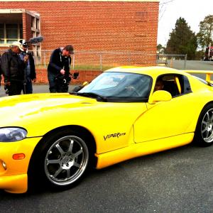 Initially Cranston was not confident in his ability to drive the Dodge Viper for this scene in 