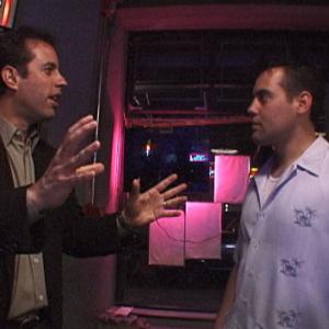Still of Jerry Seinfeld and Orny Adams in Comedian (2002)