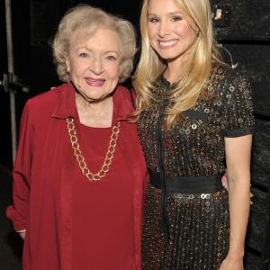 Kristen Bell and Betty White