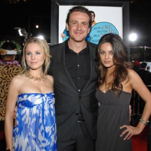 Mila Kunis Kristen Bell and Jason Segel at event of Forgetting Sarah Marshall 2008