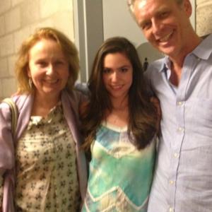 Kate Burton Savannah Lathem  Director Michael Ritchie at closing night of different words for the same thing at the Kirk Douglas Theater Savannah as Sylvie in different words for the same thing June 1 2014