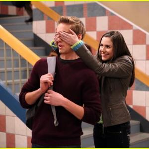 Savannah Lathem (Danica and Vice Principal's daughter) & Austin North as (Logan) on I Didn't Do It Episode 13 Earth Boys are Icky July 28th, 2014.