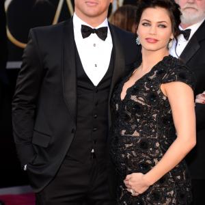 Channing Tatum and Jenna Dewan Tatum at event of The Oscars 2013