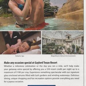 The Gaylord Texan Print Ad In Texas Monthly Magazine and Billboards Robert J Johnson Robert Johnson Actor Print Model