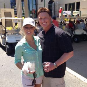 Karmas Challenge Celebrity Golf  with ActressModel Lindsay Norman Actor Print Model Dallas