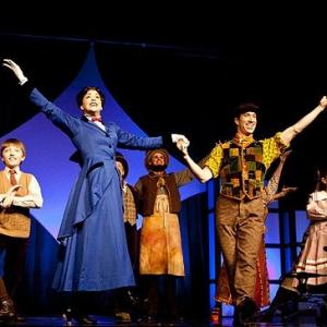 Anthony ScarponeLambert Elizabeth DeRosa Jesse Swimm and Brigid Harrington from Broadways Mary Poppins perform for the SYTA