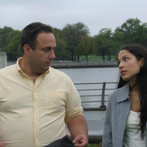 Carmine Famiglietti and Jennifer Peña. 