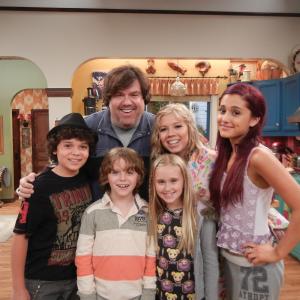 Griffin Kane on the set of Sam & Cat