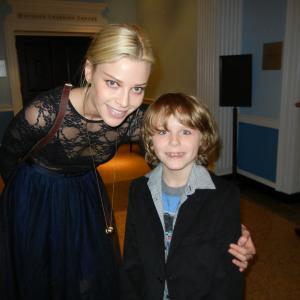 Griffin Kane with Lauren German at the Chicago Fire Premiere 2012