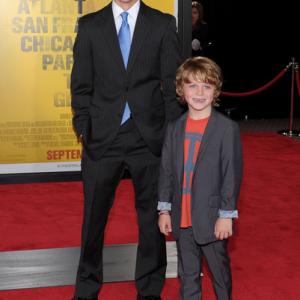 Griffin Kane with Brian J ODonnell on the Contagion red carpet NYC 2011