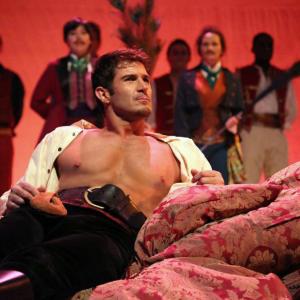 Jeffrey James Lippold Starring as the Lovesick Duke Orsino in Orange County Shakespeare Festivals 