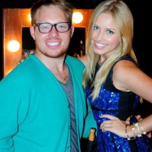 Jeremy Bramer and Gracie Dzienny at an event for the kids choice awards