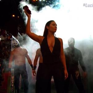 A still from series Lucha Underground as Catrina
