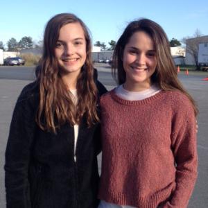 Mia  Shanley Caswell The Conjuring reunited on the set of The Red Zone