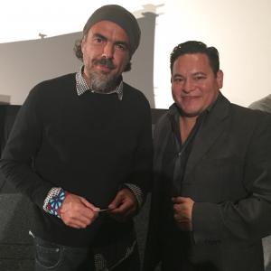 Alejandro G. Iñárritu with Henry Priest