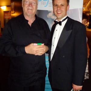 Producer Lincoln Fenner with Award Winning Director Rowan Woods at the BOFA Film Festival Opening Gala