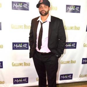 Adriano arrives to the premier screening of Gallows Road at the Laemmie Theatre in North Hollywood
