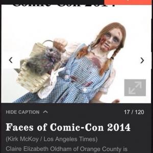 LA Times Zombie Dorothy at Comic Con