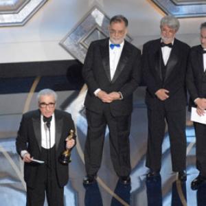 George Lucas, Martin Scorsese, Steven Spielberg and Francis Ford Coppola at event of The 79th Annual Academy Awards (2007)