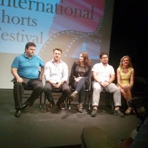 Gina Lee Ronhovde on the director panel at the 2015 California International Shorts Festival