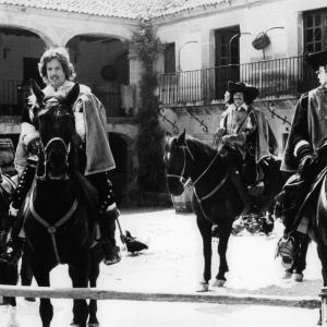 Still of Richard Chamberlain, Oliver Reed, Michael York and Frank Finlay in The Four Musketeers (1974)