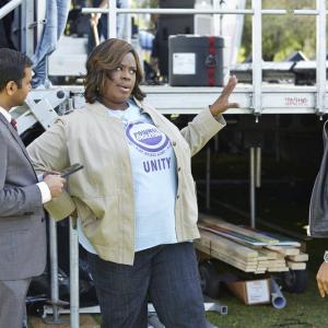 Still of Retta and Aziz Ansari in Parks and Recreation 2009