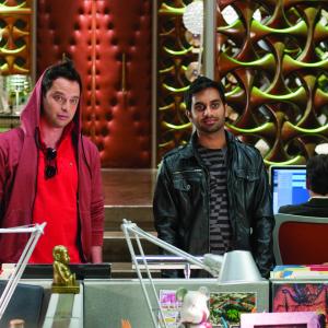 Still of Nick Kroll and Aziz Ansari in Get Him to the Greek 2010