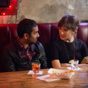 Still of Aziz Ansari and Noël Wells in Master of None (2015)