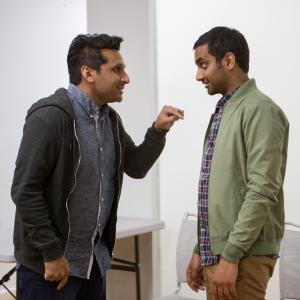 Still of Aziz Ansari and Ravi Patel in Master of None (2015)
