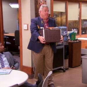 Still of Jim O'Heir and Aziz Ansari in Parks and Recreation (2009)
