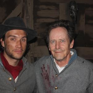 On the set of Exit Humanity with Stephen McHattie