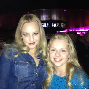 Wendi McLendonCovey and Cassie Brennan at The Single Moms Club wrap party